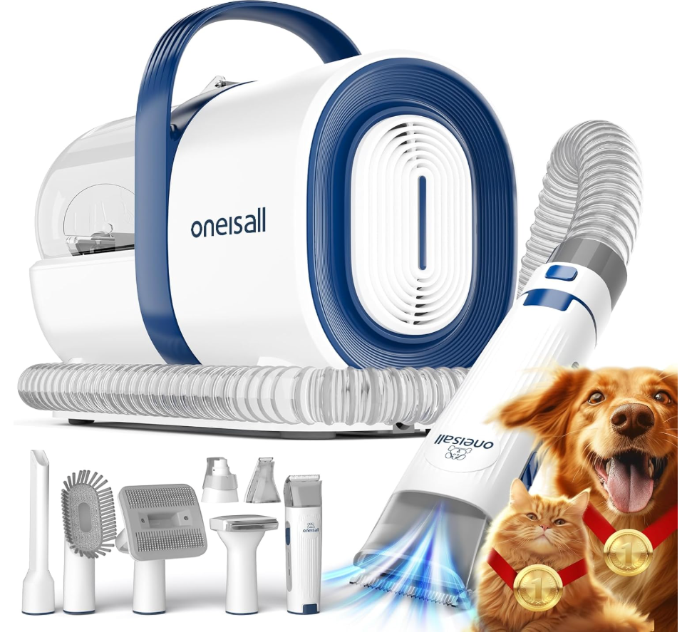 Dog grooming vacuums