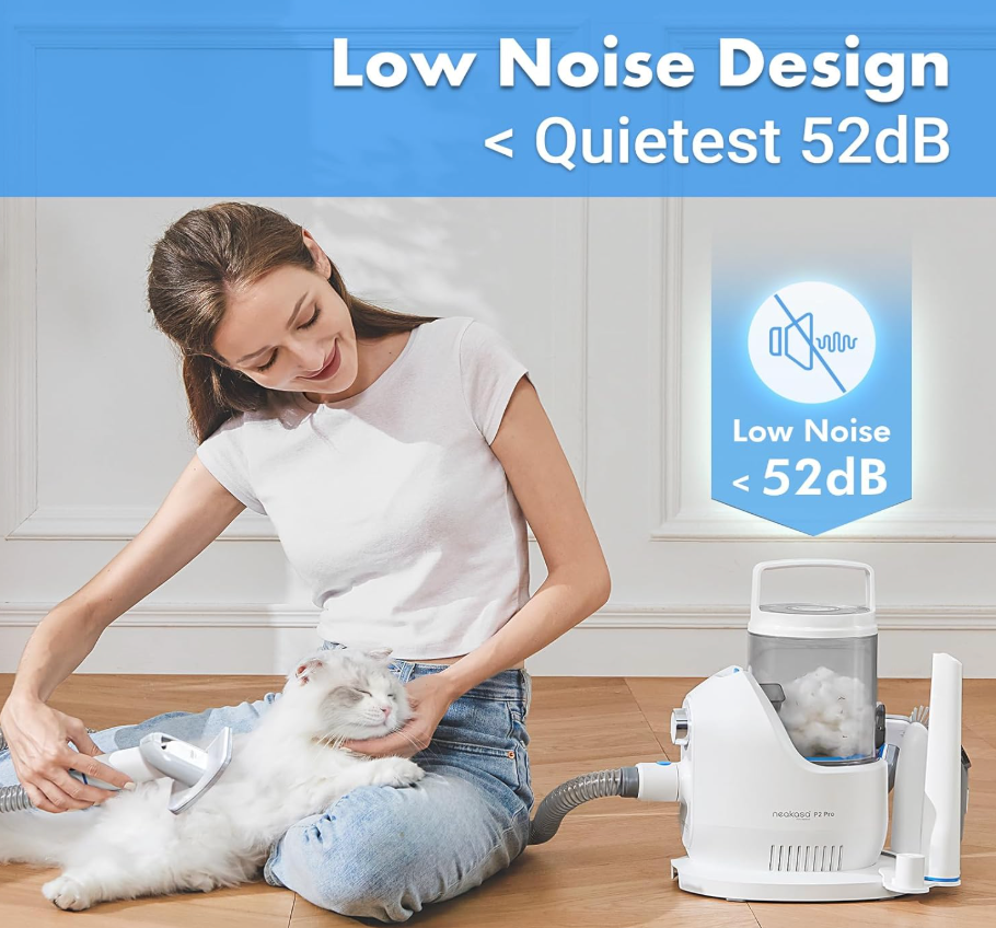 Dog grooming vacuums