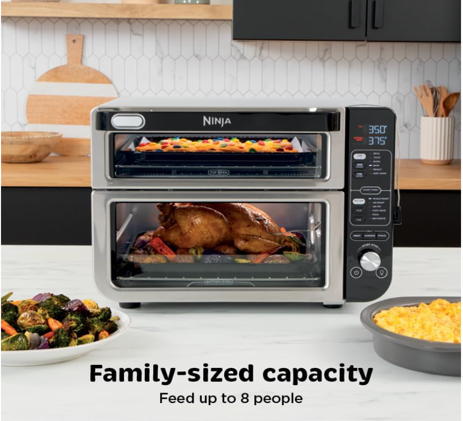 Smart Kitchen Double Oven Electric Range