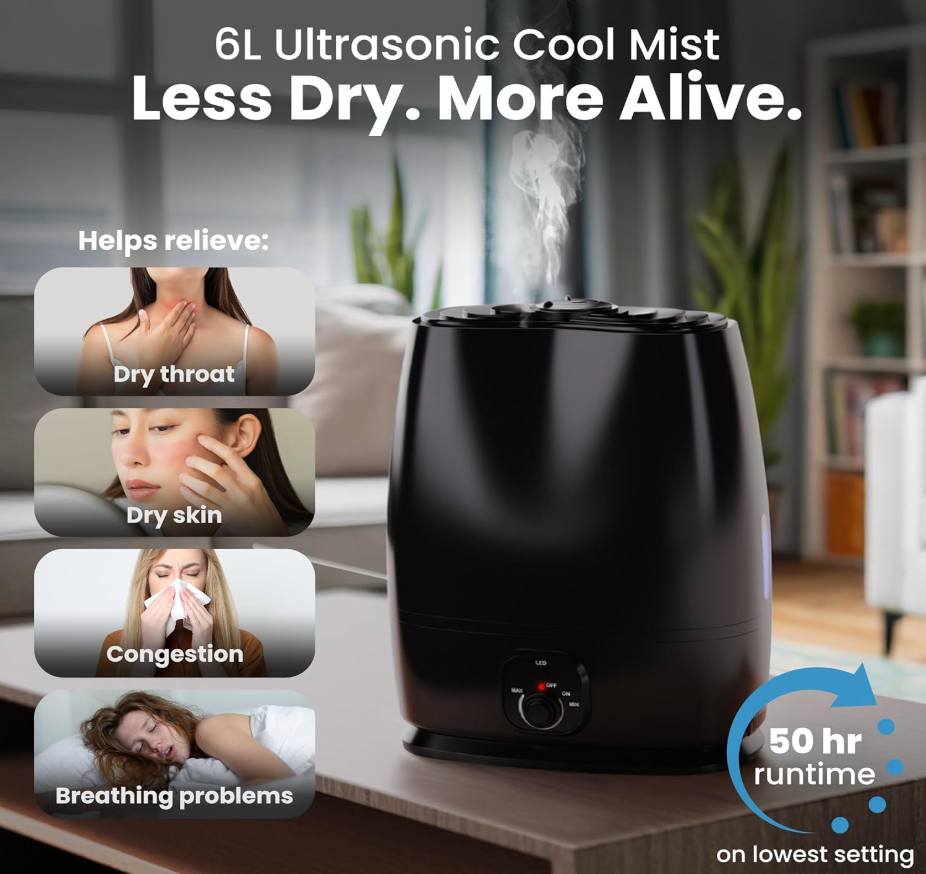 Warm or Cool Mist Humidifier