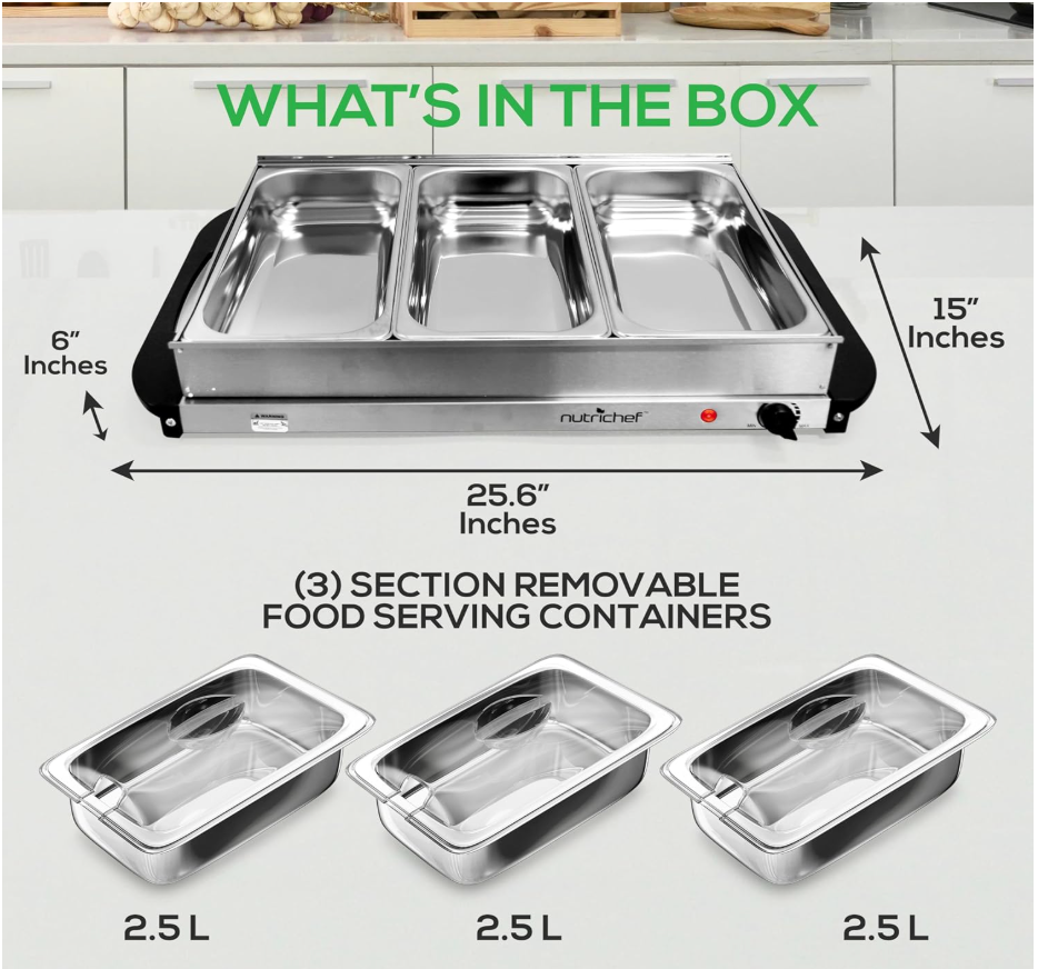 portable buffet food warmer