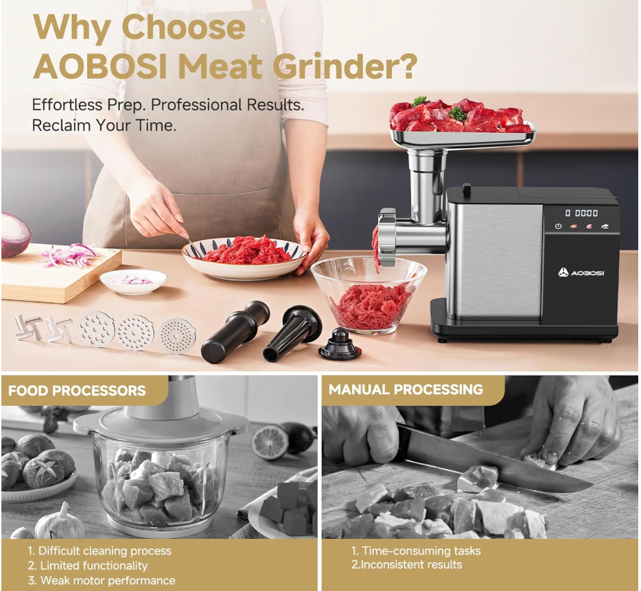 electric meat mincer
